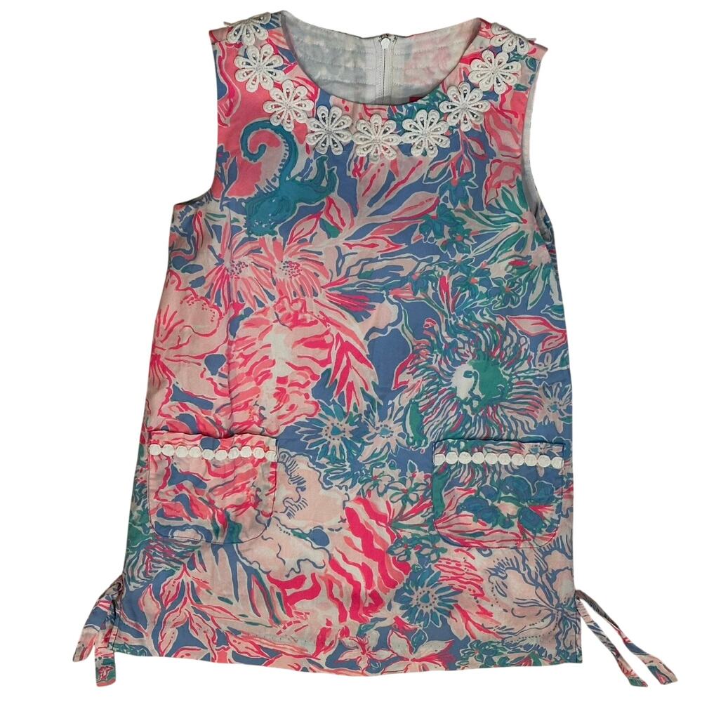 Lilly Pulitzer Girls shift dress sz 7 Lilly Pulitzer Viva La Shift Dress